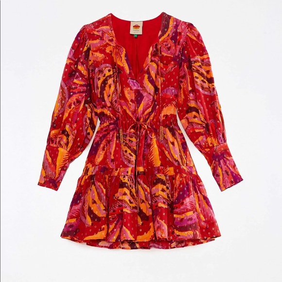 Farm Rio Banana Juice Cotton Minidress - Picture 10 of 15